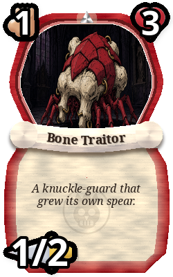 Bone Traitor, Captain monster, common plain