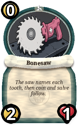 Bonesaw, Medic event, common plain