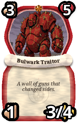 Bulwark Traitor, Captain monster, epic plain
