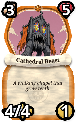 Cathedral Beast, Engineer monster, epic plain