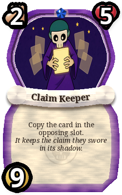 Claim Keeper, Priest monster, rare plain