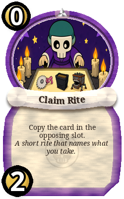 Claim Rite, Priest event, common plain