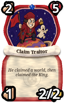 Claim Traitor, Captain monster, rare plain