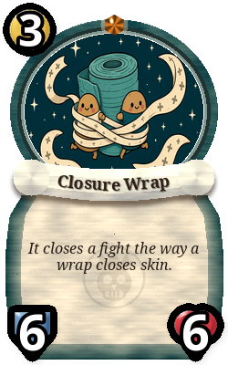 Closure Wrap, Medic event, epic plain