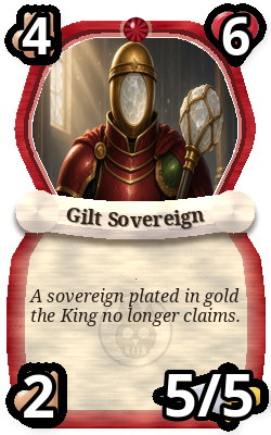 Gilt Sovereign, Captain monster, mythic plain