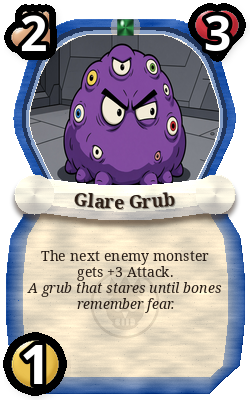 Glare Grub, Chaplain monster, uncommon plain