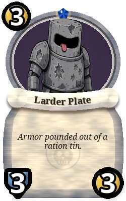 Larder Plate, Neutral event, rare plain
