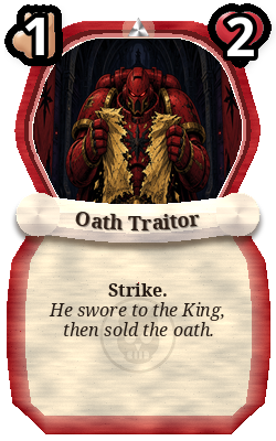 Oath Traitor, Captain monster, common plain
