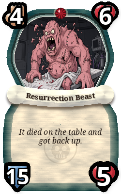 Resurrection Beast, Medic monster, mythic plain