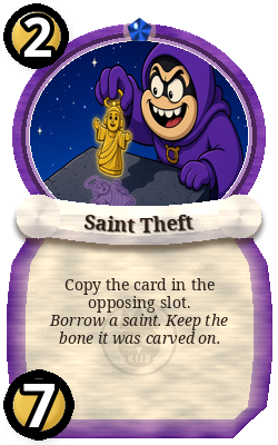 Saint Theft, Priest event, rare plain