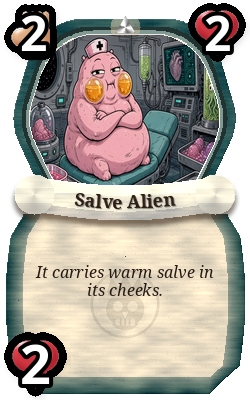 Salve Alien, Medic monster, common plain