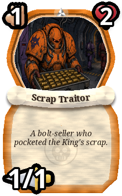 Scrap Traitor, Engineer monster, common plain
