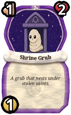 Shrine Grub, Priest monster, common plain