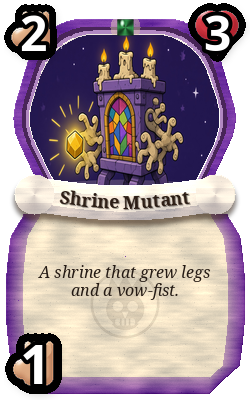 Shrine Mutant, Priest monster, uncommon plain