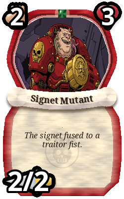 Signet Mutant, Captain monster, uncommon plain