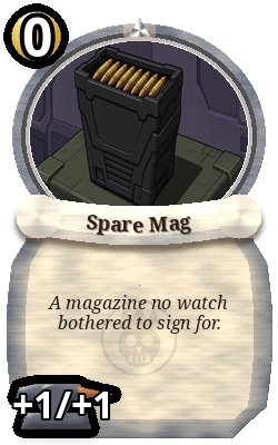 Spare Mag, Neutral event, common plain