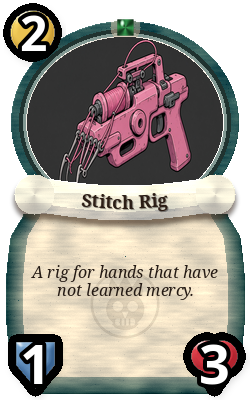 Stitch Rig, Medic event, uncommon plain