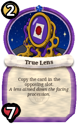 True Lens, Priest event, rare plain
